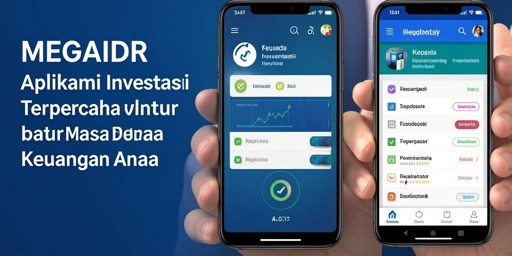 Tampilan antarmuka MEGAIDR yang modern dan intuitif untuk investasi.