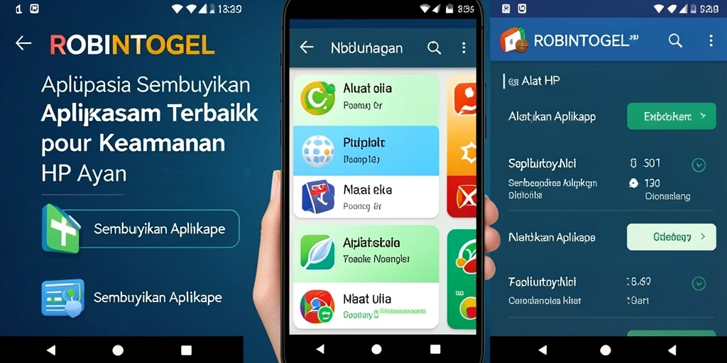 Antarmuka ROBINTOGEL yang sederhana dan fungsional.